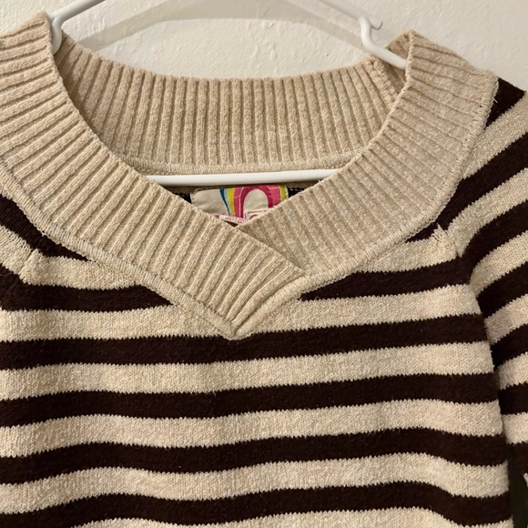 Vintage OP Brown & Tan Women’s Sweater Size Medium - Picture 4 of 10